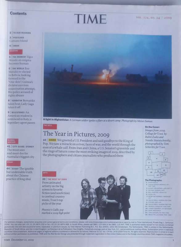 Time magazine December 21, 2009