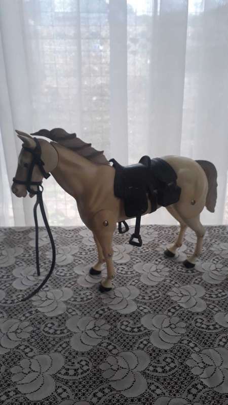 VINTAGE TOYS: VINTAGE 1970`S GABRIEL LONE RANGER AND HIS HORSE SILVER - VINTAGE ITEM