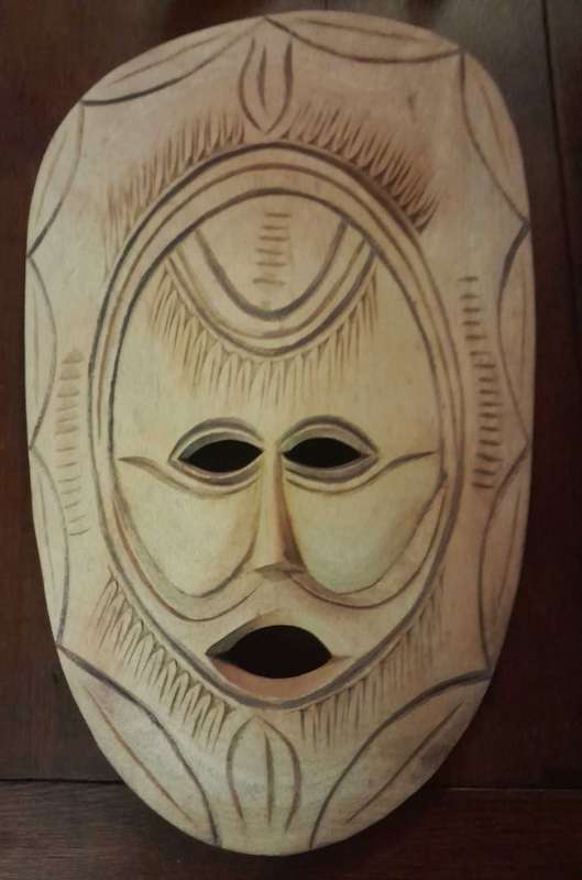 East African,  hand carved mask