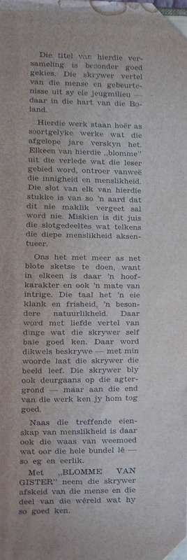 Blomme van gister deur Jan Bosman