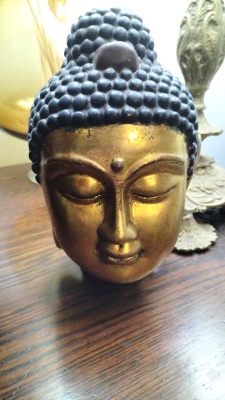 Golden Lacquered Buddah Head