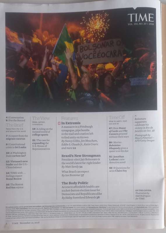 Time magazine November 12, 2018