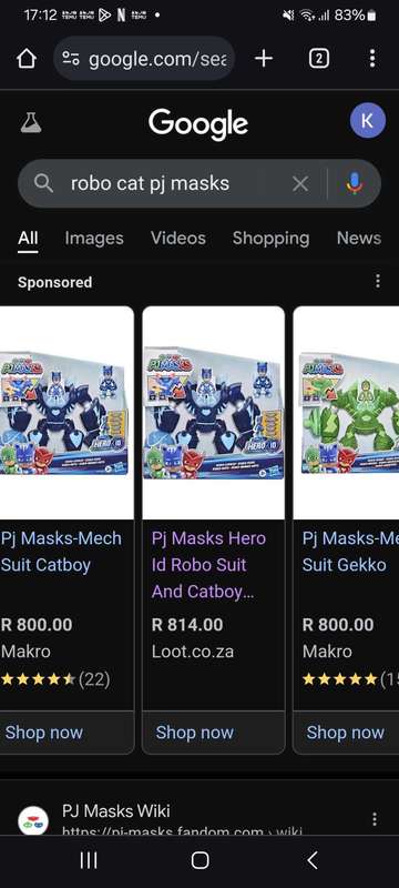 PJMASKS ROBO GEKKO AND CAT TOYS