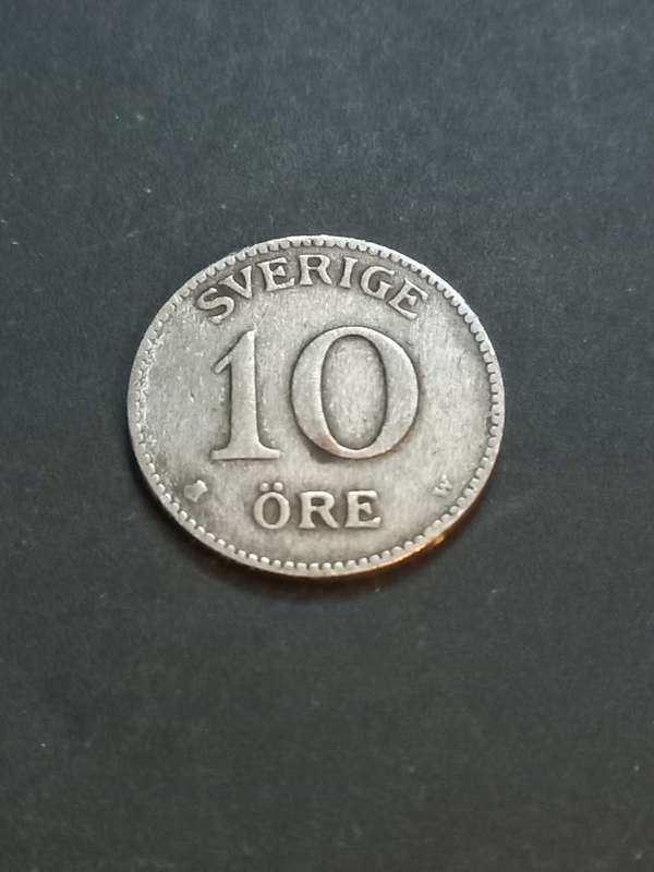 1917 Sweden Silver 5 Ore
