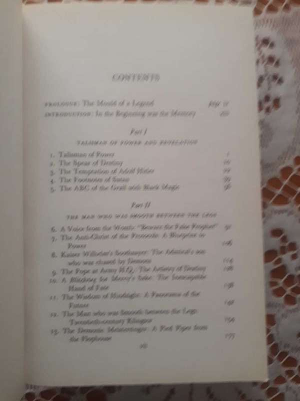 OCCULT BOOK - THE SPEAR OF DESTINY BY TREVOR RAVENCROFT