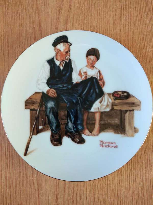 Norman Rockwell plate