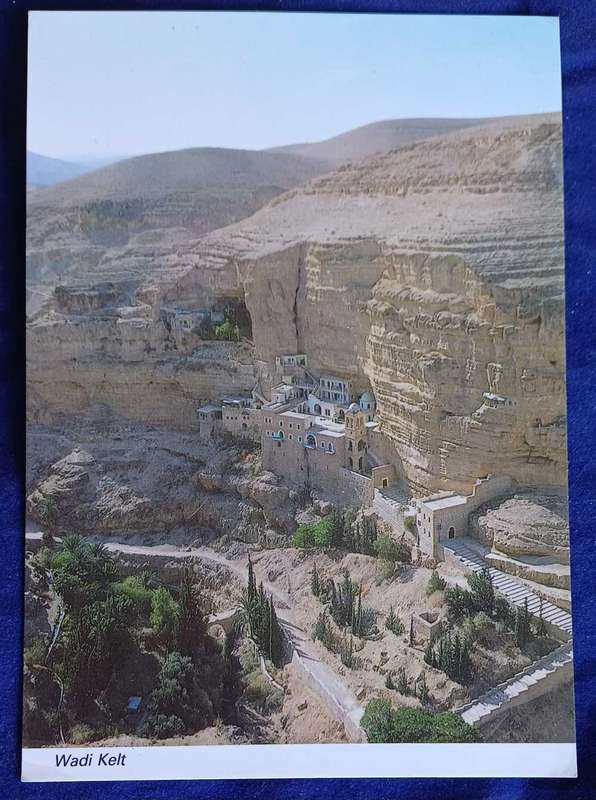 Wadi Kelt postcard
