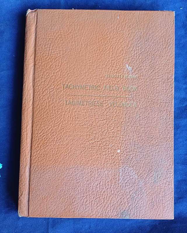 Two Tachymetric field books (S.A.R.)