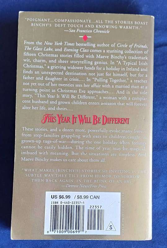 This year it will be different by Maeve Binchy