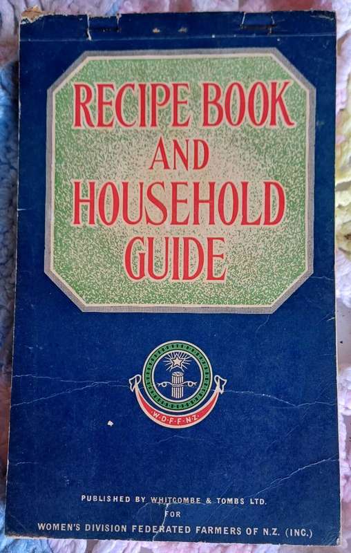 Recipe book and household guide