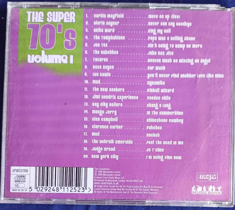 The super 70's volume 1 cd