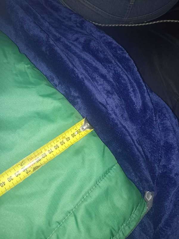 Single bed sleeping bag with blanket