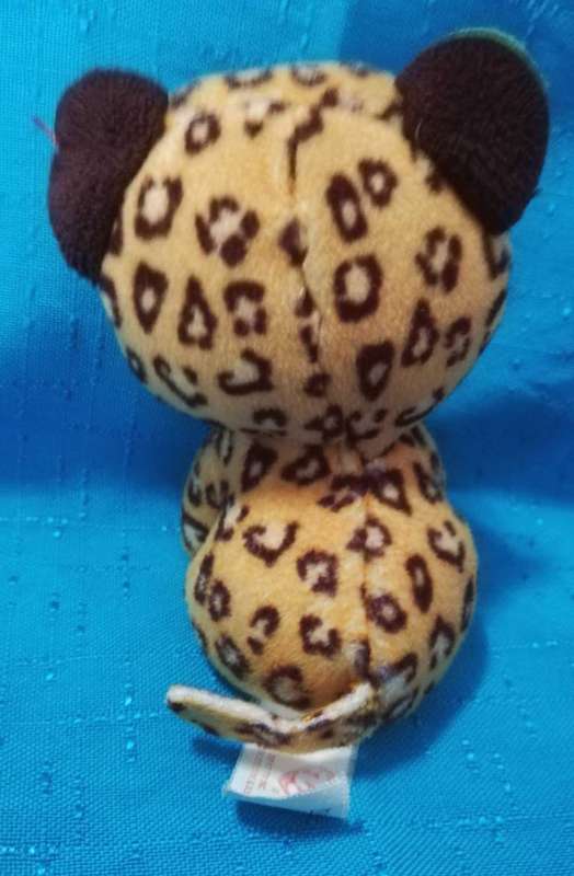 TY Teeny Beanie Boo Freckles the Leopard. McDonald's 2017. Collectable Happy Meal Toy. 10cm.