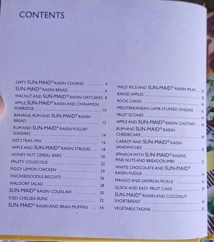 Hachette - Sun maid 30 best loved recipes