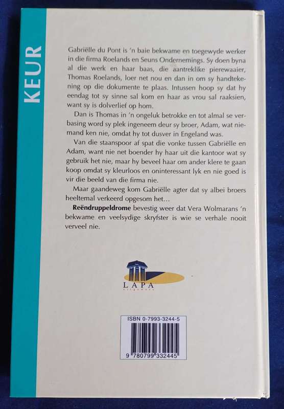 Reendruppeldrome deur Vera Wolmarans