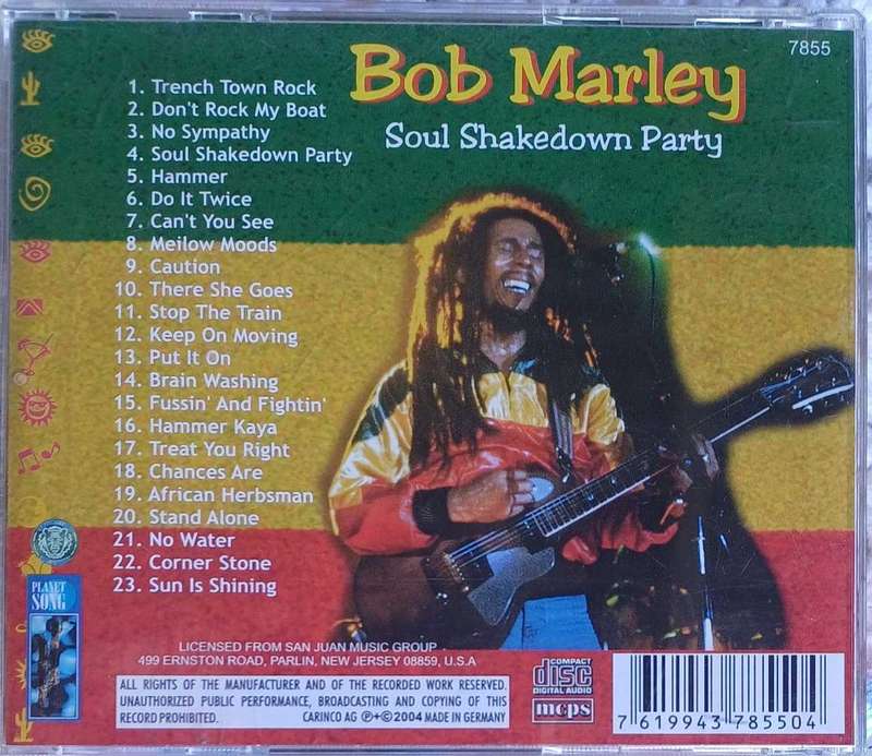 Bob Marley - Soul Shakedown party cd