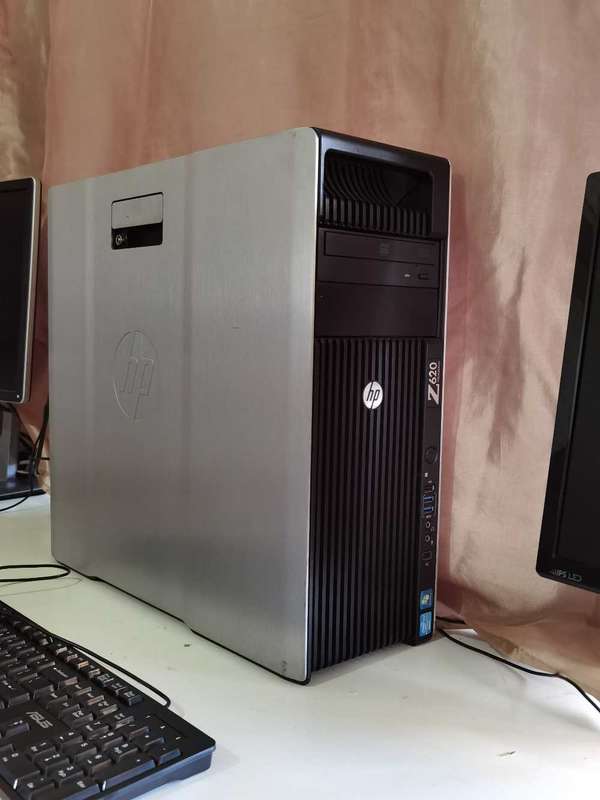 HP Z620 WORKSTATION DUAL INTEL XEON CPU's / GTX 1650SUPER GPU
