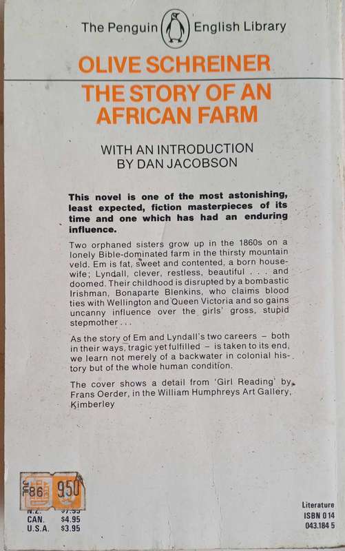 The story of an African farm by Olive Schreiner