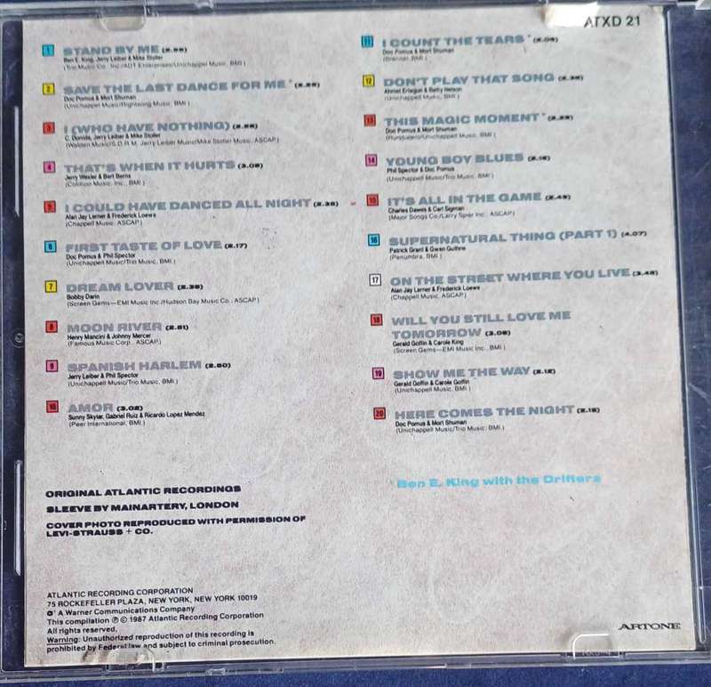 Ben E King - Stand by me cd