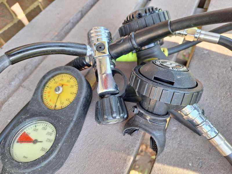 Scuba Regulator ,Sherwood Magnum regulator set , scuba diving ,