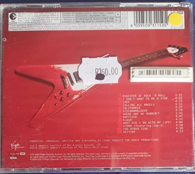 Lenny Kravitz - Baptism cd