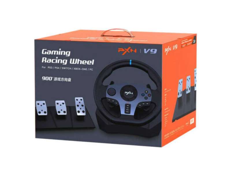 PXN V9 PC GAMING WHEEL - UNUSED