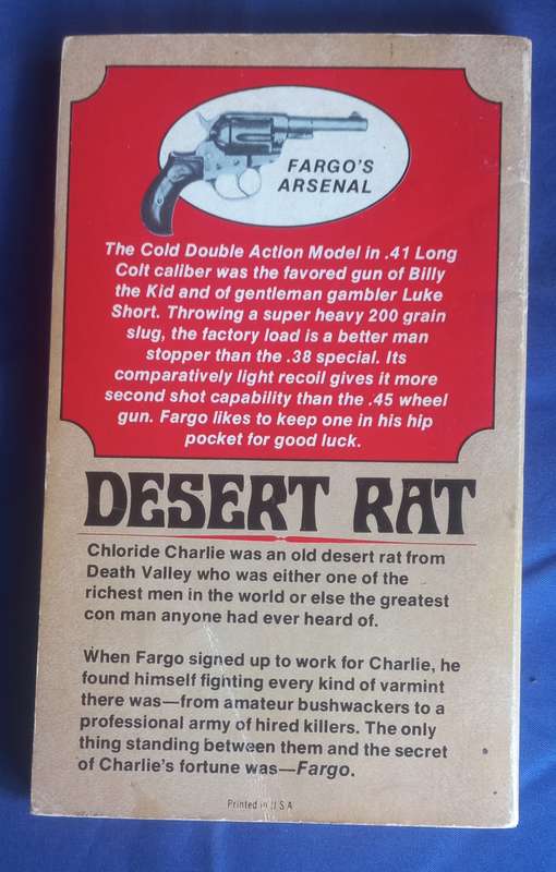 Fargo, death valley gold by John Benteen