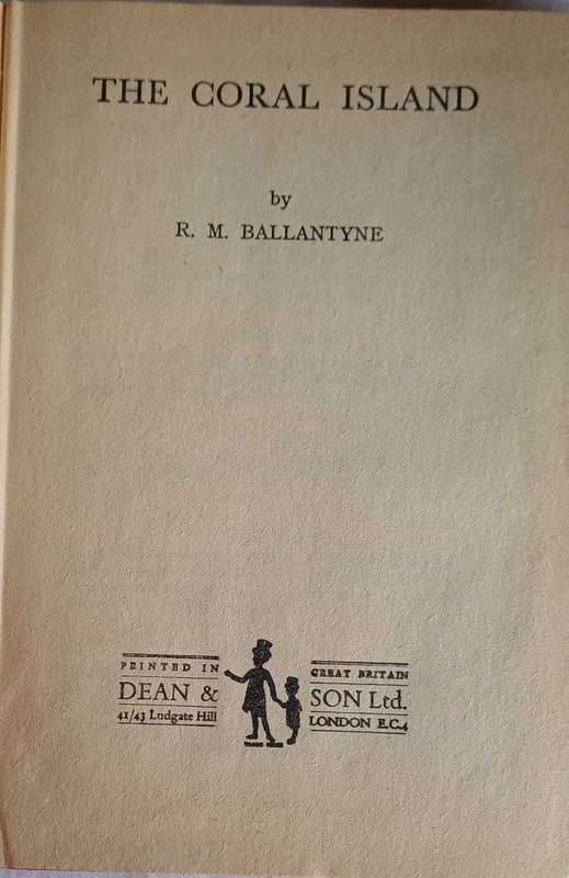 The coral island by RM Ballantyne