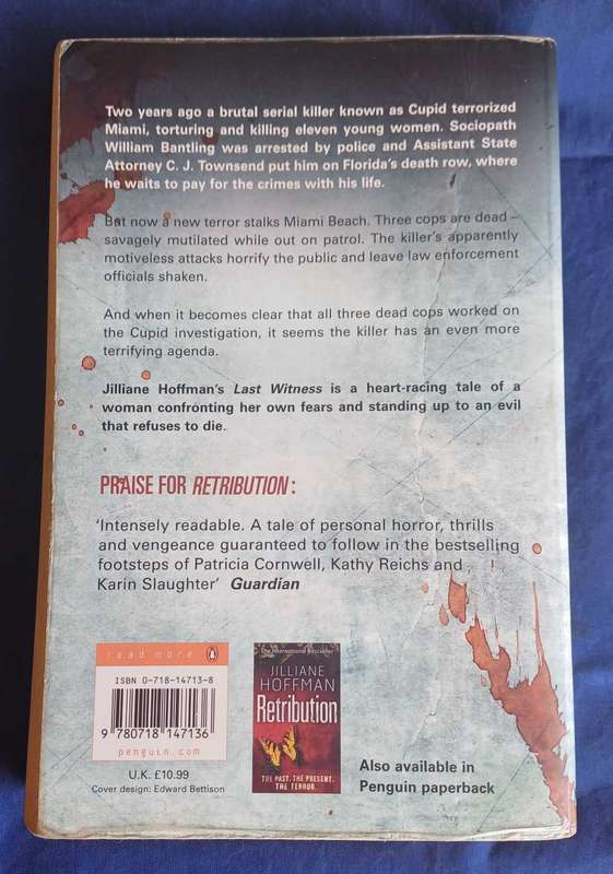 Last witness by Jilliane Hoffman