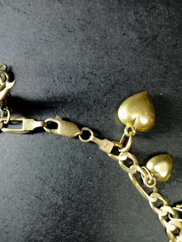 9ct Gold Charm Bracelet
