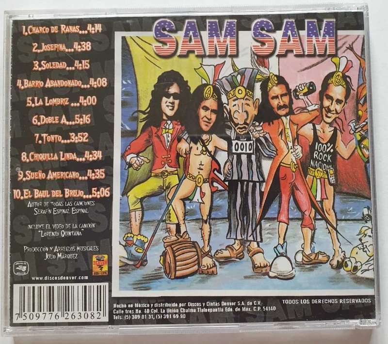 CD - SAM SAM - BARRIO ABANDONADO - CD-DSD-6308 - MEXICAN ROCK