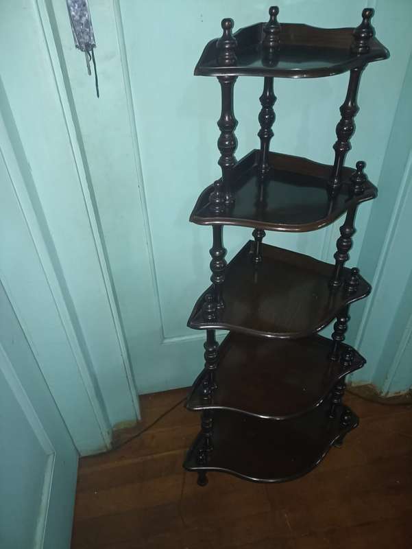 Vintage corner wooden table