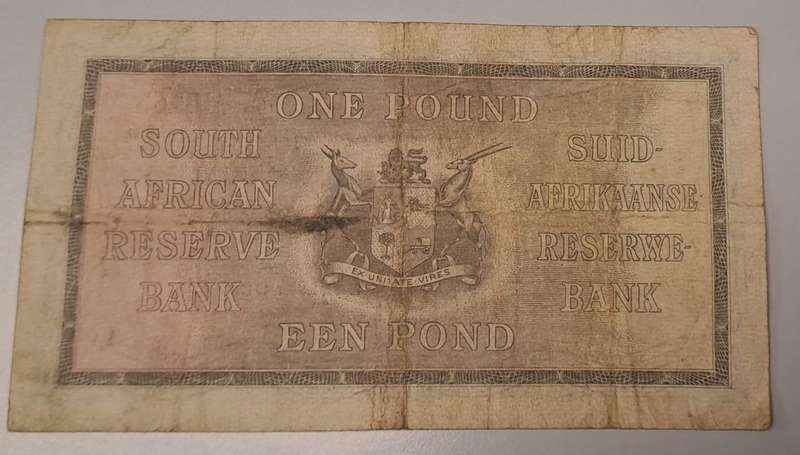 21 September 1942 Black One Pound Postmus A/122 715163