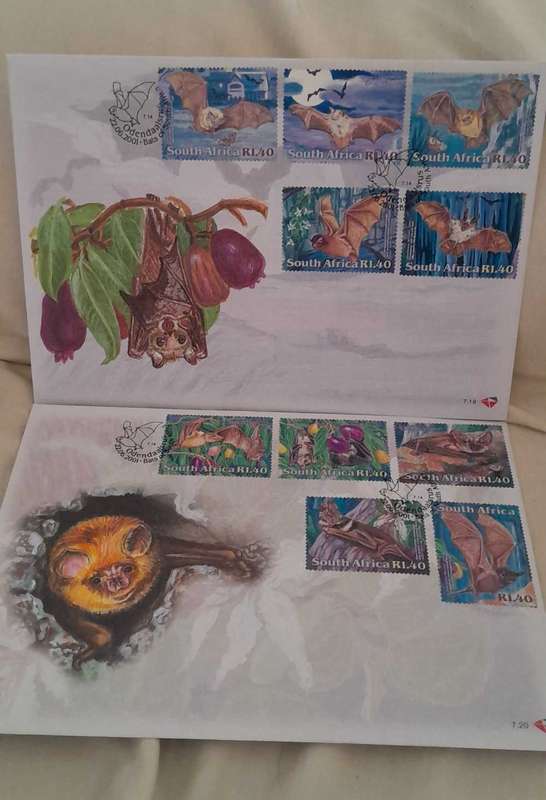 RSA FDC No 7.19&7.20 Bats of South Africa.