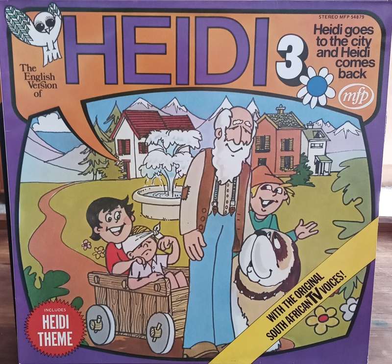 HEIDI 3 LP VINYL RECORD STEREO ENGLISH