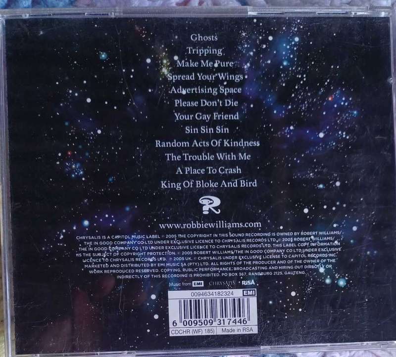 Robbie Williams - Intensive care cd