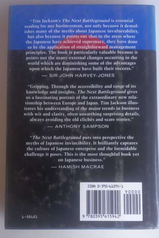 The next battleground by Tim Jackson