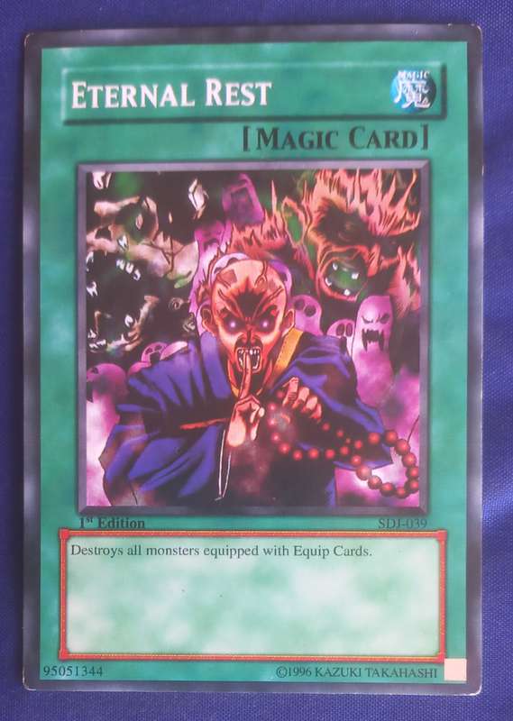 Yu-Gi-Oh! Eternal rest 1st edition card