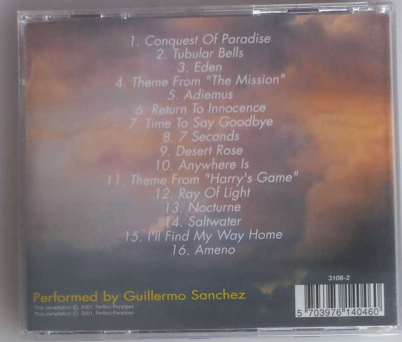Perfect panpipes - Moods cd