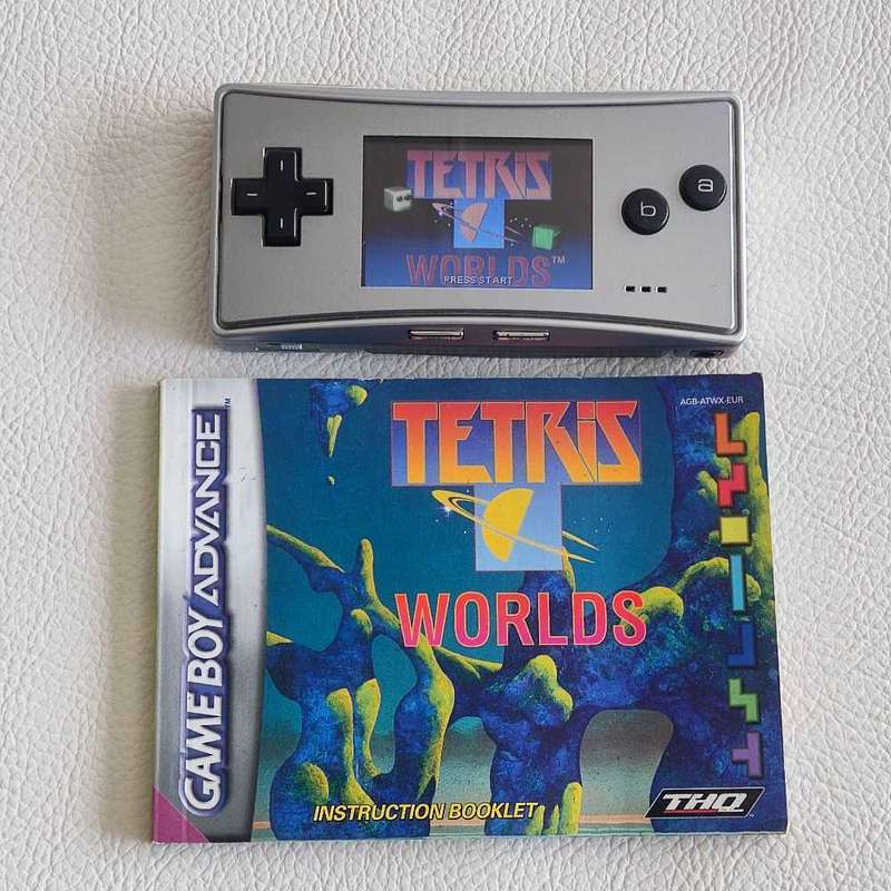 Tetris Worlds GameBoy Gba Cartridge