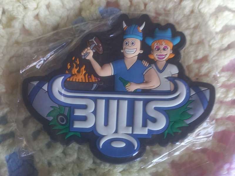 Bulls fridge magnet