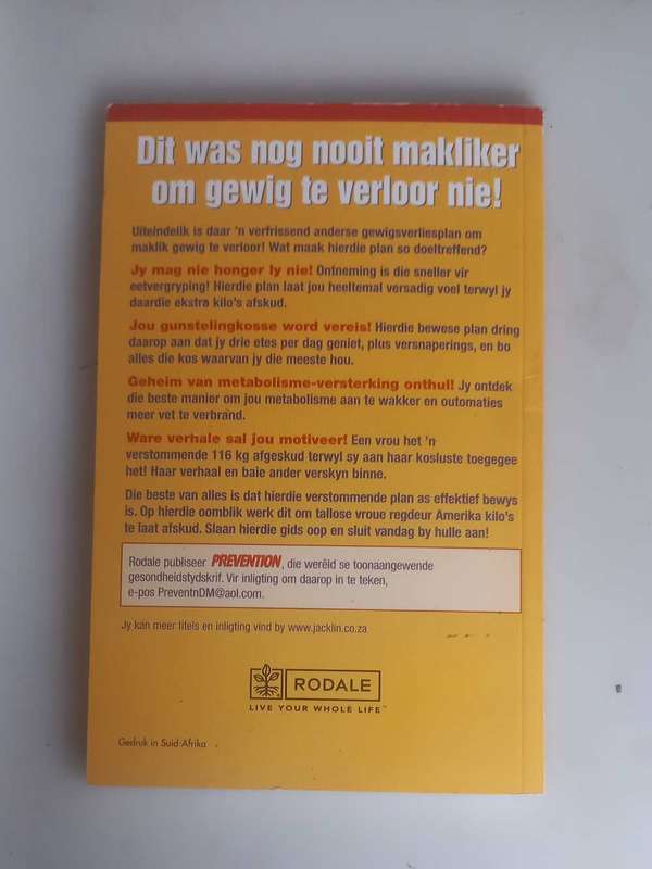Skud die kilo`s af...so maklik soos 1-2-3