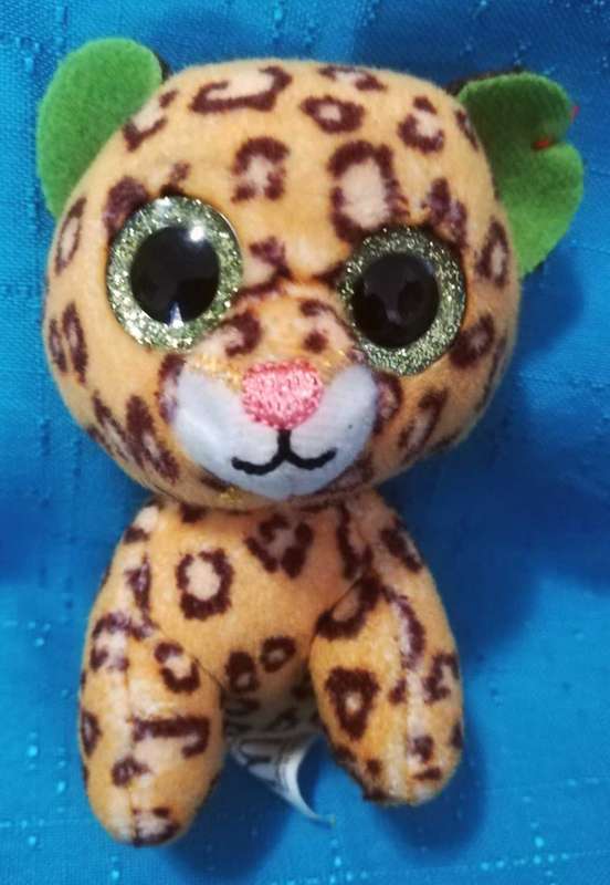 TY Teeny Beanie Boo Freckles the Leopard. McDonald's 2017. Collectable Happy Meal Toy. 10cm.