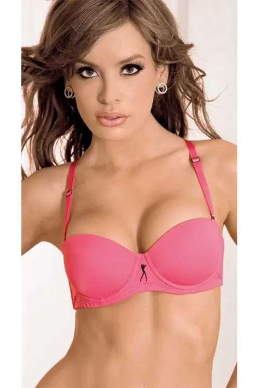 Hustler Push Up Bra in Pink