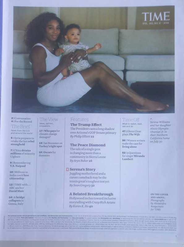 Time magazine August 27, 2018