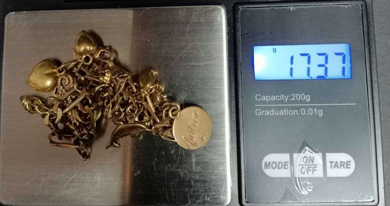 9ct Gold Charm Bracelet
