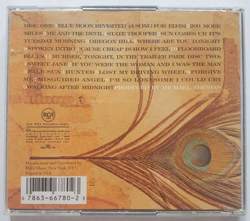 CD'S X 2 - COWBOY JUNKIES - 200 MORE MILES - LIVE PERFORMANCES - 1995 USA IMPORT - RCA 07863 66780-2