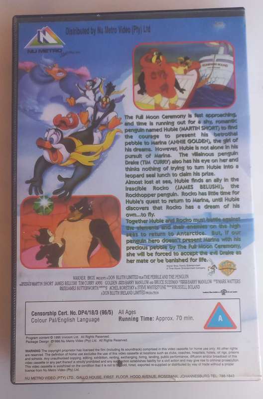 The pebble and the penguin VHS