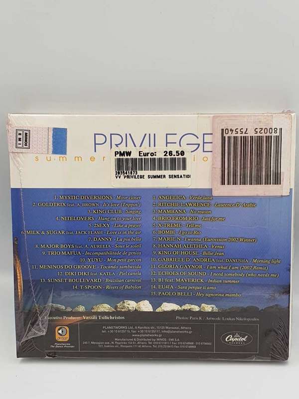 Privilege Summer Sensations 02  2CD Comp