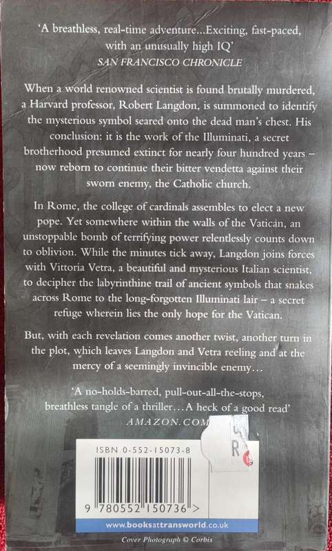 Angels and Demons ,Dan Brown
